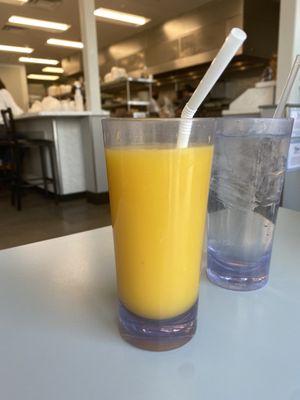 Freshly squeezed orange juice