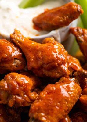 Hot Buffalo wings