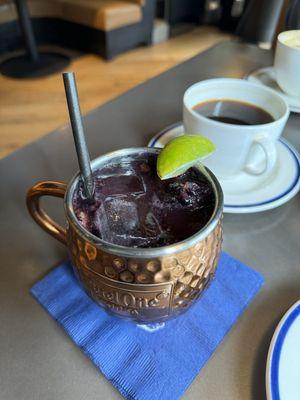 Blueberry Blackberry Thyme Mule