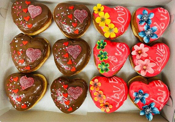 Valentine donut