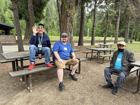 UCPCC students enjoying Camp Mountain High that they attended in June this year.