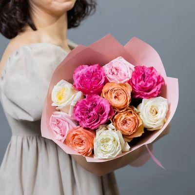 11 Garden Roses Vivid Mix - 55$