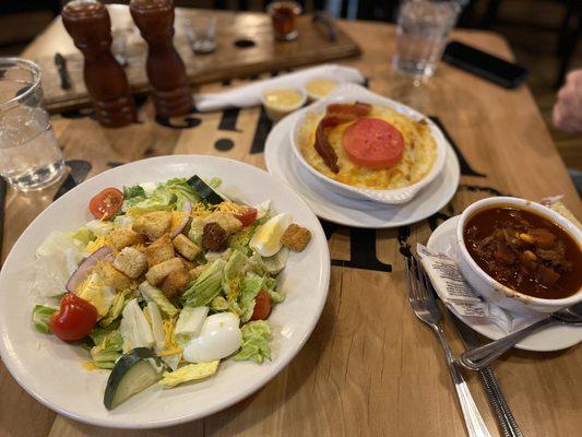 Tavern Salad, Hot Brown and Burgoo Bowl