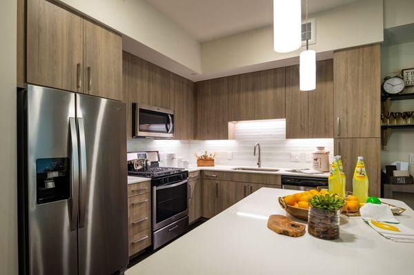 Kitchen on one bedroom model