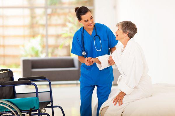 Nurse With Patient