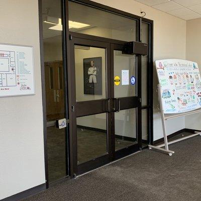 Second floor for recreational activities in the Wichita Falls Public Library in Texas.