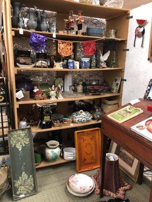 Old furniture and kitchen stuff.