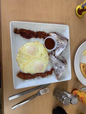 French Toast and Eggs