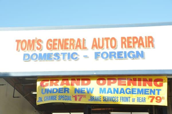 Tom's Auto Repair