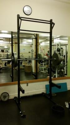 Squat rack: where the magic happens