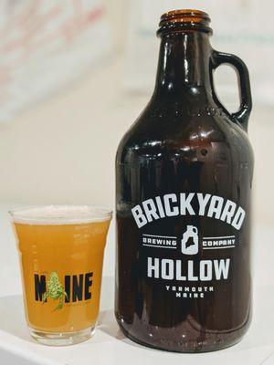 Brickyard Hollow craft growler fills in Yarmouth Maine