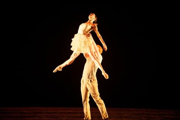 THE LAST GLASS. Valerie Harmon and Isaac Sharratt. Photo: Mark Frohna.