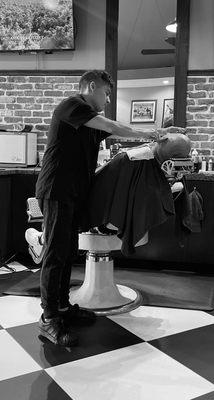 Lu's Barber Shop Haircut & Shave- Houston