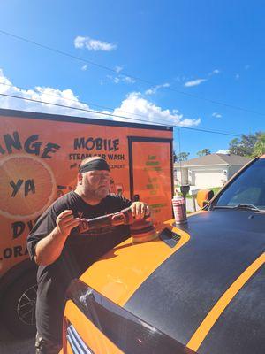 Ceramic Coating Technicians and Specialized MOBILE Auto Detailing in Charlotte County, FL. www.orangeyadirty.com