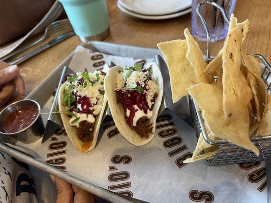 Brisket taco