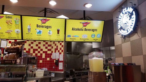 This is the beverage menu effective on February 14, 2021. Please double-click to see it clearer.