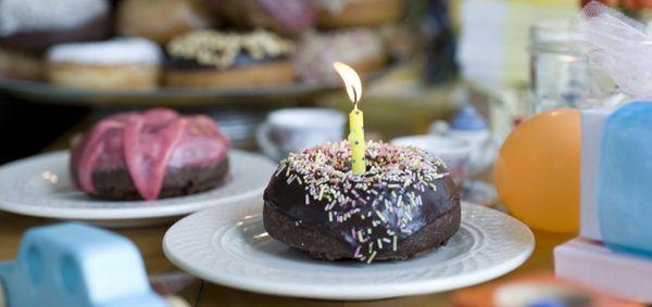 Donuts are great for events, birthdays, weddings and all the special occasions.