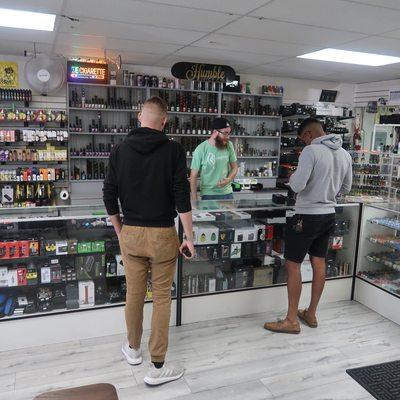 Come by and check out our selection of the newest vapes and juices. New inventory daily!