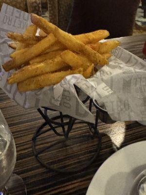 Beer battered, french fries