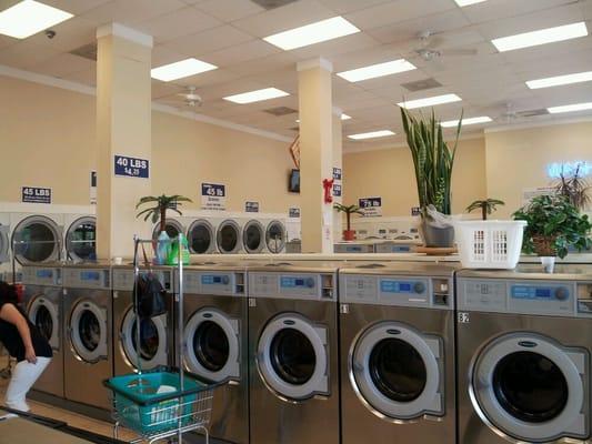 The  laundromat very clean