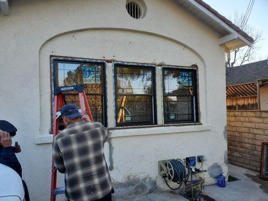 Replaced windows