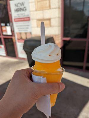 Mango & vanilla gelati