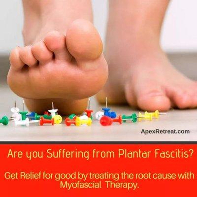 Plantar Fascitis relief. Don't continue to suffer!