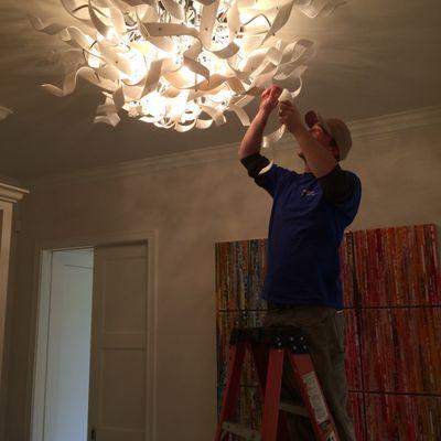 Light fixture repair and service