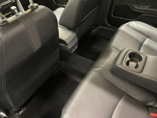 Back row Lloyd LUXE in black for Honda Civic