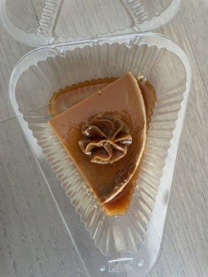 Flan slice