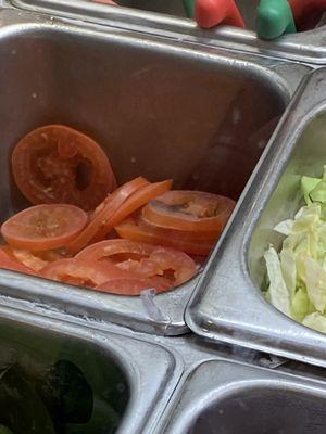 Mold on the tomato