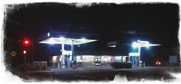 The service station