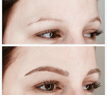 Microblading Before and After