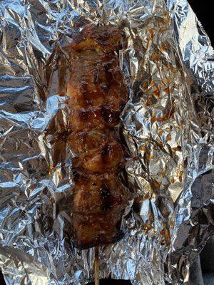 Bbq pork stick, very tasty.