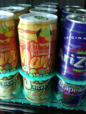 They have my favorite Arizona drink: sparkling mango-lime!