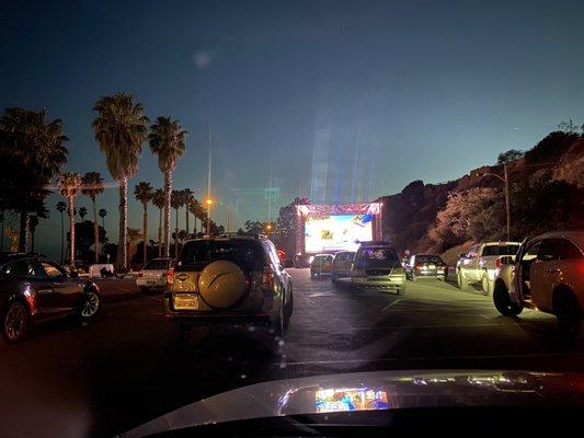 Film Fest: Covid style! Cliff side drive in!