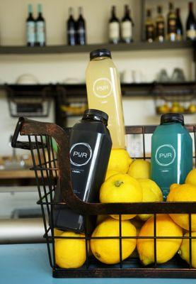 Organic cold-pressed lemonades