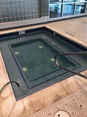 New coating finish on this inground Spa