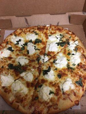 Medium  White Pizza