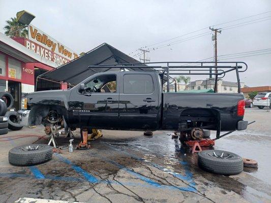 Adrian and the boys are at it again, keeping my work truck on the road for an excellent price.