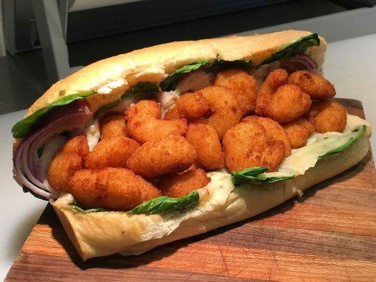 Keiths Shrimp Po Boy!