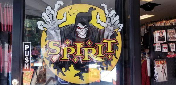 Signage of Spirit Halloween in Bay Ridge