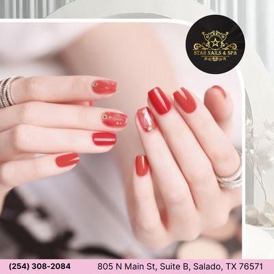 October is for self-care! Treat yourself to a luxurious manicure and feel refreshed and polished.  
____________________________
Star