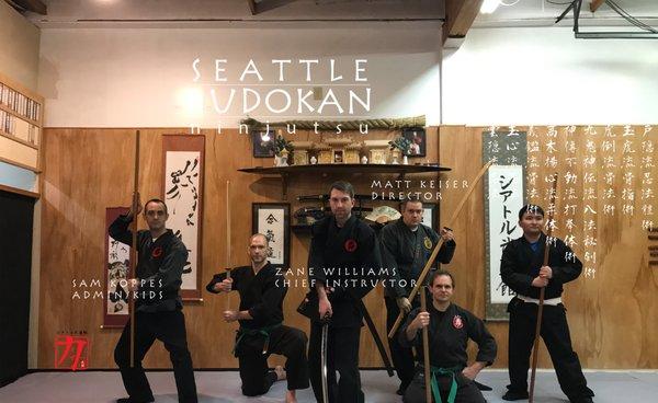 The Seattle Budokan trains in the ancient art of Ninjutsu. This art comes directly from Soke Masaaki Hatsumi,  of the Bujinkan Dojo