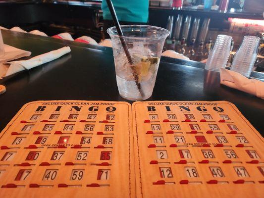 Bingo and booze on a Sunday morning!