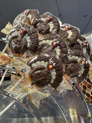 More seasonal special chocolate turkeys