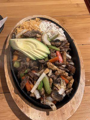 Chicken and Steak Fajita