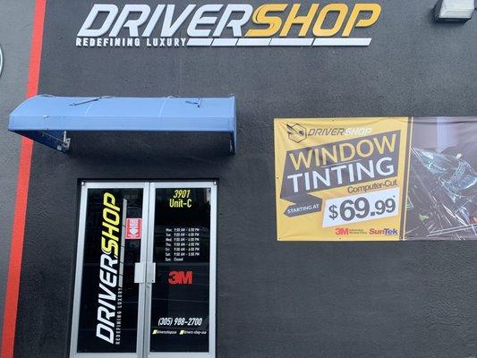 Drivers Shop Store Front