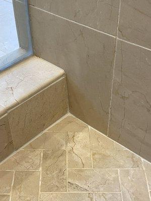 AFTER another company repaired the grout