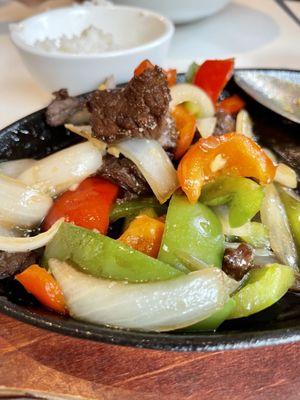 Sizzling beef